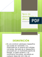 Tipos de Desnutrición y Diferencias