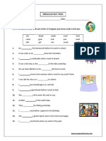 Irregular Past Tense: Name: - Date