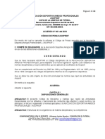 Codigo Discipliniario Asoprof 2018