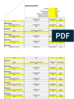 Iocl Barauni BTP Storm Water Drain Calculations: Drain Line V-W