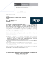 Modelo Carta Fianza