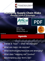 Managing Supply Chain Risks: Emerging Trends & Technologies