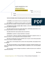 ADE - Matemática - 8º Ano Do Ensino Fundamental