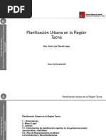 Avances de La Planificación Urbana en La Región Tacna - Arq. Jose Luis Vicente Vega - DRSVCS