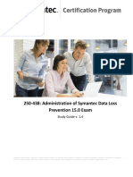 Administration of Data Loss Prevention 15 Study Guide en