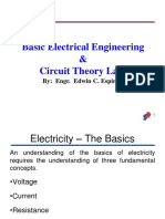 Basic Electrical Engineering & Circuit Theory Laws: By: Engr. Edwin C. Espinas