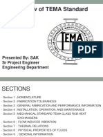 Overview of TEMA Standard: Presented By: SAK SR Project Engineer Engineering Department