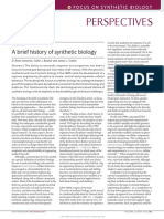 Perspectives: A Brief History of Synthetic Biology