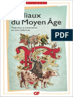 Fabliaux Du Moyen Age Edition Bilingue PDF