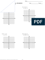 Systems of Equations Practice - All Methods