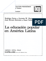 Educación Popular en América Latina PDF