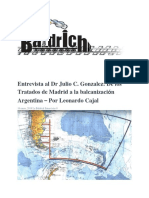 Entrevista Al DR Julio C. Gonzalez: de Los Tratados de Madrid A La Balcanizaci Ón Argentina - Por Leonardo Cajal