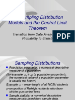 4.4 Sampling Distribution Models and The Central Limit Theorem