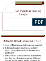 Introduction Industrial Training Sample