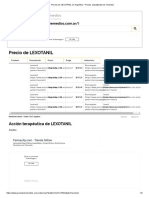 Precios de LEXOTANIL en Argentina - Precios Actualizados de Remedios