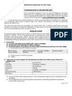 PIEAS Sample Test Paper For MS Engineers and Scientists