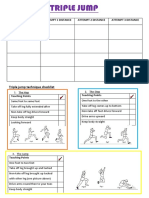 Triple Jump Measurement Sheet