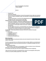 The Professionals and Practitioners in The Discipline of Social Work Areas of Specialization of Social Workers