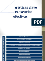 Características Clave de Las Escuelas Efectivas