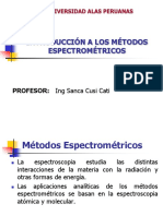 Introducción A Los Métodos Espectrométricos