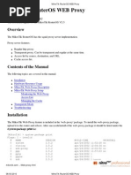 MikroTik RouterOS WEB Proxy