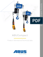 Abus Electric Chain Hoists Abucompact PDF