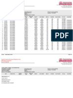 Toyota Financial Services Philippine Corp. Statement of Account As of 01/18/2019