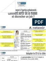 Comment Sortir de La Masse Et Décrocher Un Job Séqeunce 2 30janv