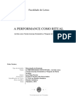 A Performance Como Ritual PDF