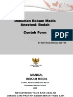 Dr. Henry - Dokumen Rekam Medis Untuk Pelayanan Anestesi Dan Bedah - Dr. Henry Boyke Sitompul SPB PDF