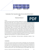 Transboundary Water Cooperation in Africa - The Case of The Nile Basin Initiative (NBI) (#21084) - 19520