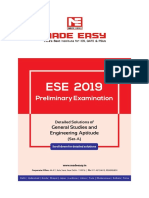 Ies Ese 19 Prelims Solution GS PDF