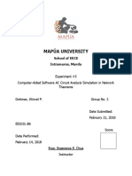 Computer-Aided Software AC Circuit Analysis Simulation in Network Theorems