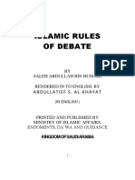 Islamic Rules of Debate