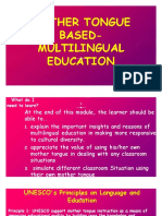 Special Topic (Mother Tongue Based Education)