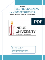 High Level Programming of Microprocessor