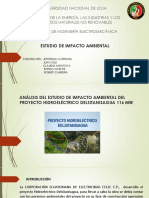 Analisis Del Estudio de Impacto Ambiental Del Proyecto