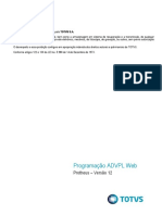 Advpl Web - V12 - Ap01 PDF