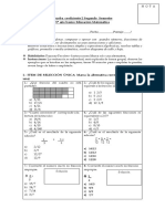 Prueba Coeficiente 2 Segundo Semestre