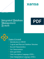 Idms Integrated Database Management System