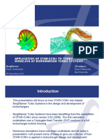 Application of Star-Ccm+ To Turbocharger Modeling at Borgwarner Turbo Systems