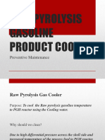 Raw Pyrolysis Gasoline Product Cooler