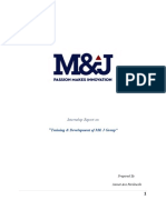 Training & Development of M& J Group Training & Development of M& J Group"