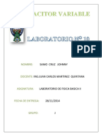 Lab - 10 Capacitor Variable