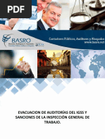 Evacuacion de Auditorías Del IGSS y Sanciones IGT 2019 PDF