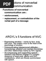 Functions of Nonverbal Communication