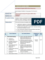 Entrepreneurship Development Programme (EDP) For Micro Entrepreneurs