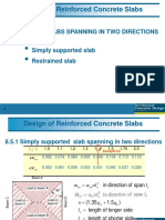 Chapter 8 - Design of Reinforced Concrete Slabs - W1 - W2