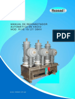 Manual Recloser Rive 27kv Rev05 2010 Bifasico PDF