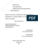 Barniz de Flúor para La Prevención de Lesiones de Caries en Adolescentes de Atención Primaria de Salud